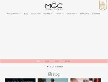 Tablet Screenshot of missgermany.de